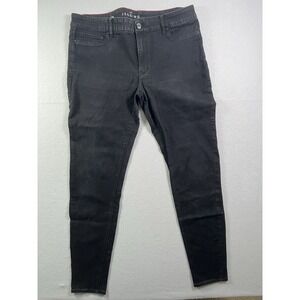 White House Black Market WHBM 12L Tall Jegging 35x30 Ankle Stretch Black Wash‎